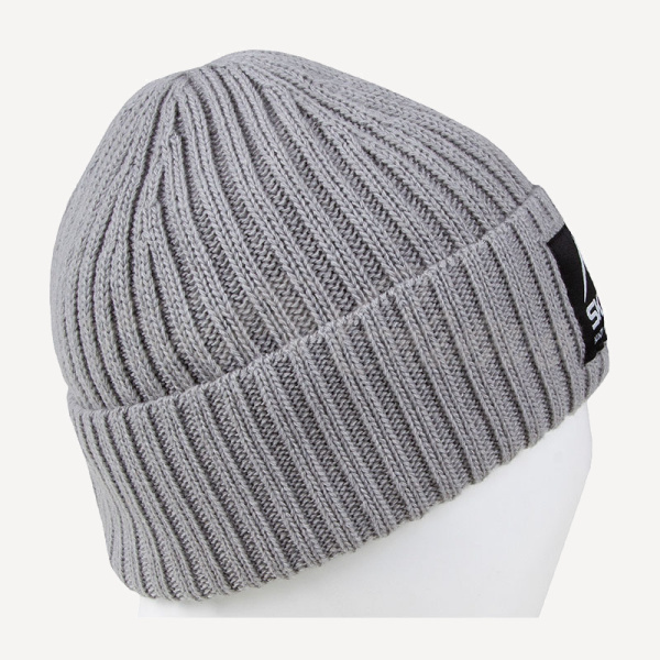 Шапка Cuffed Fleece Beanie (grey;)